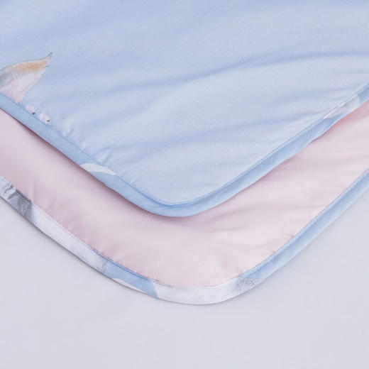 罗莱（LUOLAI）夏被空调被TG花舞忆梦花漾人生悦享绵柔薄荷假日纤维被 花语微澜夏被 150*200cm 商品图7