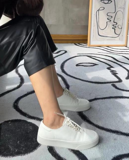 现货 THS 3.2-限时 小众品牌S&S  秀气清新素雅牛皮小白鞋 BZ1159 商品图2