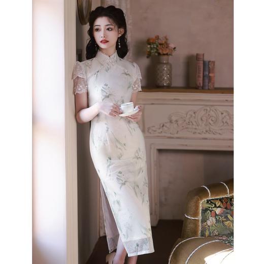 少女复古中国风无袖旗袍，春夏季新款蕾丝改良旗袍连衣裙BJS-5051 商品图2