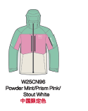 24/25BURTON雪服M AK GORE SWASH JK POWDER MINT/PRISM PINK/STOUT WHITE