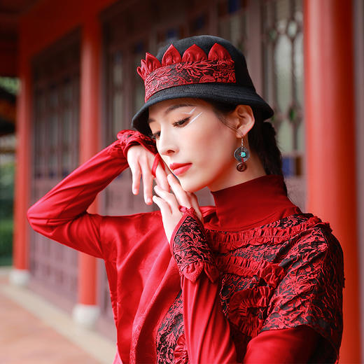 龙祈提花指套 |杨丽萍老师同款 | 现货加急发 商品图0