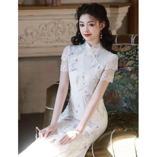 少女复古中国风无袖旗袍，春夏季新款蕾丝改良旗袍连衣裙BJS-5051 商品图4