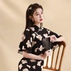 春夏新款，改良旗袍年轻款蝴蝶复古新中式小个子显瘦旗袍XL-24027 商品缩略图1