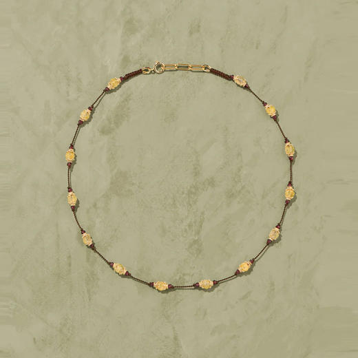 北京仓｜Tityaravy-SRIPHALA-黄水晶 项链［法国设计师］ 商品图0