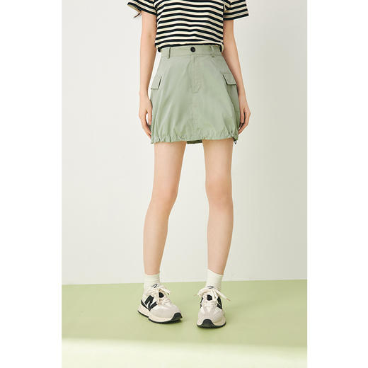 【严选】诗凡黎春下摆可调节工装口袋裙裤SF3140041 商品图2