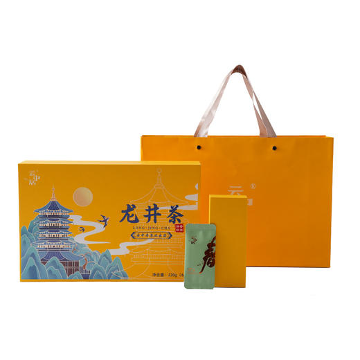 云中居沐春系列特级龙井茶礼盒装120g（4g×30） 商品图0