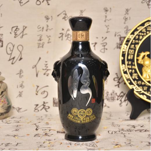 山西杏花村汾酒股份53度黑虎头汾500ml*4*2整箱装国产清香型白酒 商品图3