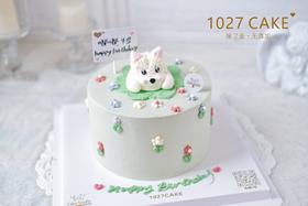 1027CAKE |   立体小动物 狗狗 西高地