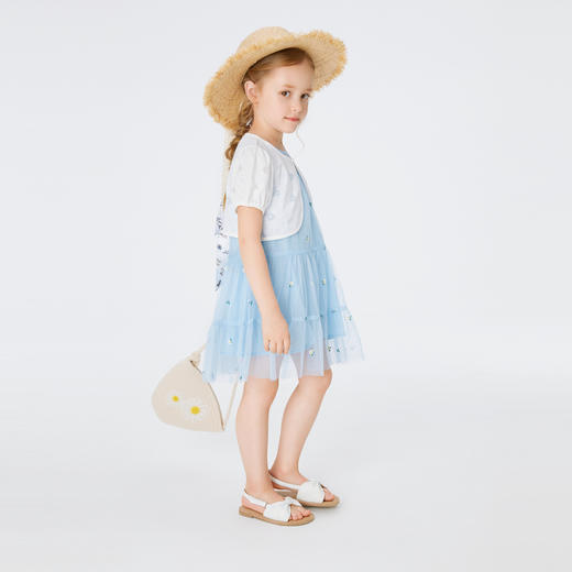 女童披肩外套夏季新款安奈儿童装EG425071 商品图5