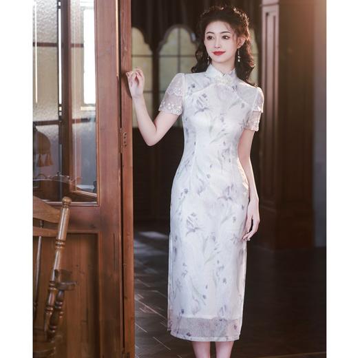 少女复古中国风无袖旗袍，春夏季新款蕾丝改良旗袍连衣裙BJS-5051 商品图0