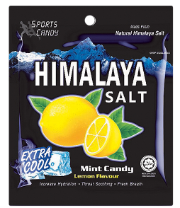 马来西亚 碧富牌 薄荷柠檬味糖果15克 黑袋