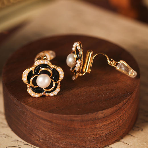  Manreya玛芮雅“可可小香”淡水珍珠耳夹无耳洞耳饰 商品图8