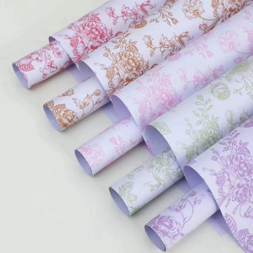 午后红茶---繁花艺术纸 10张 防水 商品图3