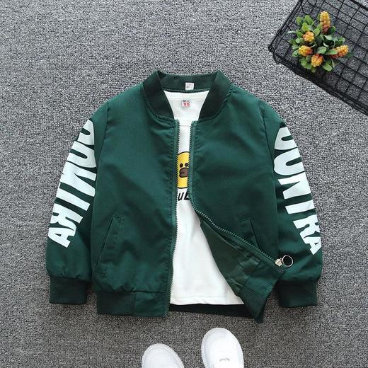 童装男中大童外套春装薄款2024新款儿童休闲洋气休闲上衣棒球服潮 商品图2