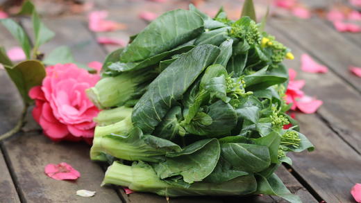 青菜心/老品种青菜心（400g）因季节原因，不用化肥的叶菜会略带苦味哦！ 商品图2