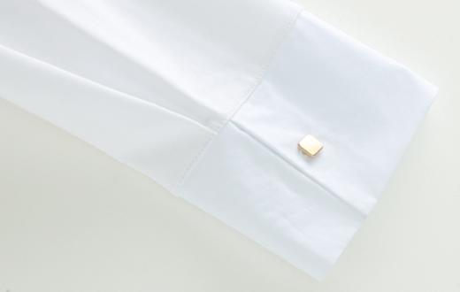 老米优品/JI简系列❤开春bai搭！基础款卫衣TEE《衬衫袖拼接设计白T》简约随性，宽松休闲不挑身材，圆弧下摆设计 商品图4