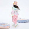 男女童棉麻混纺慢跑单裤裤子新款安奈儿童装实体店同款XM416549 商品缩略图5
