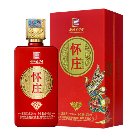 怀庄酒钻石版53度酱香型白酒500ml*6瓶 商品图1