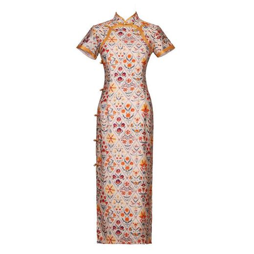 民国复古少女中国风旗袍，春夏季新款改良棉麻旗袍连衣裙BJS-6006 商品图4