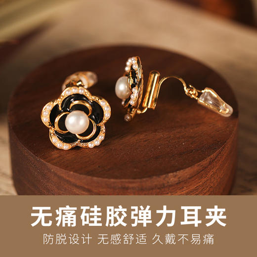 Manreya玛芮雅“可可小香”淡水珍珠耳夹无耳洞耳饰 商品图3