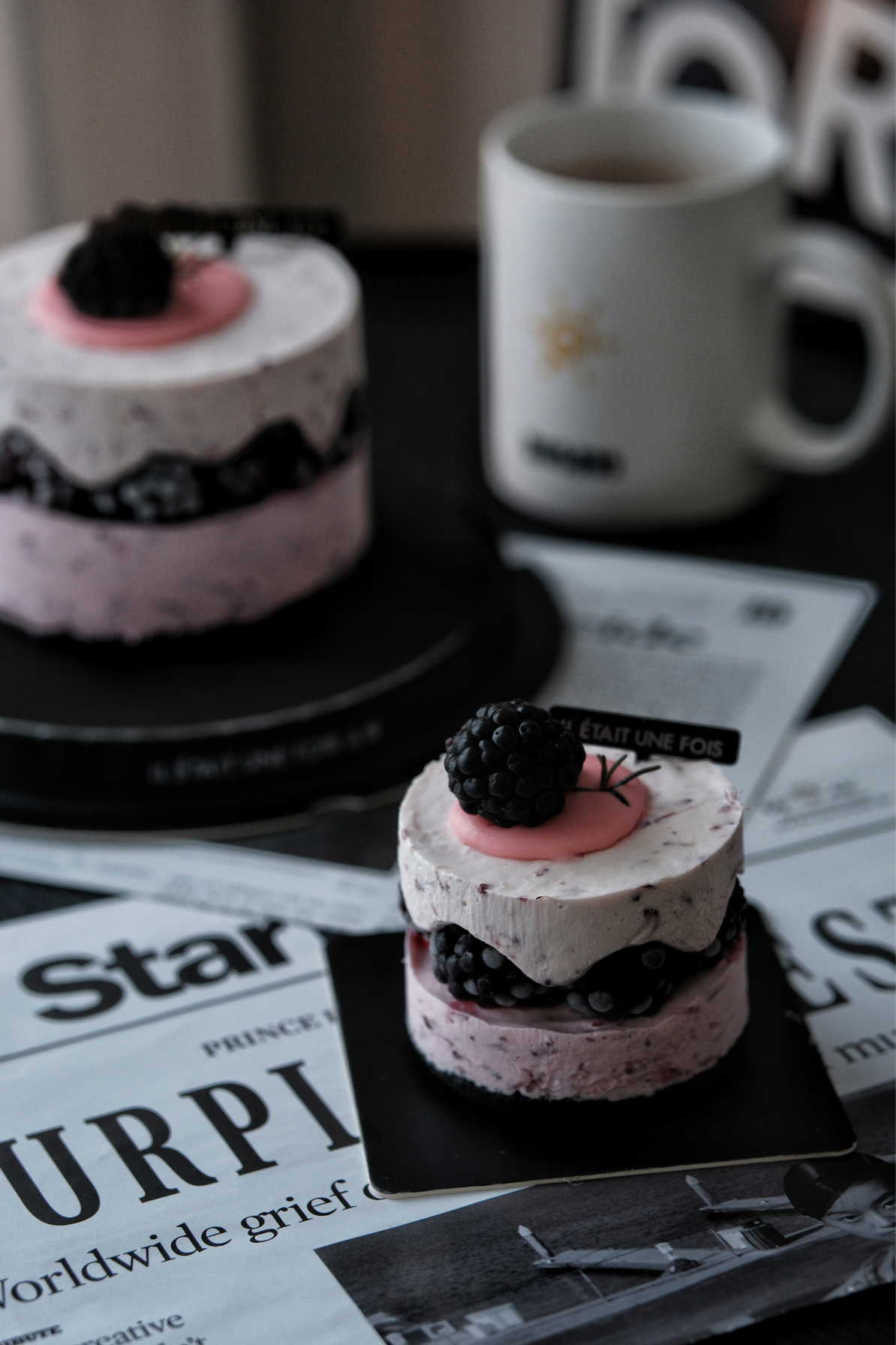 Mini浆果黑莓芝士