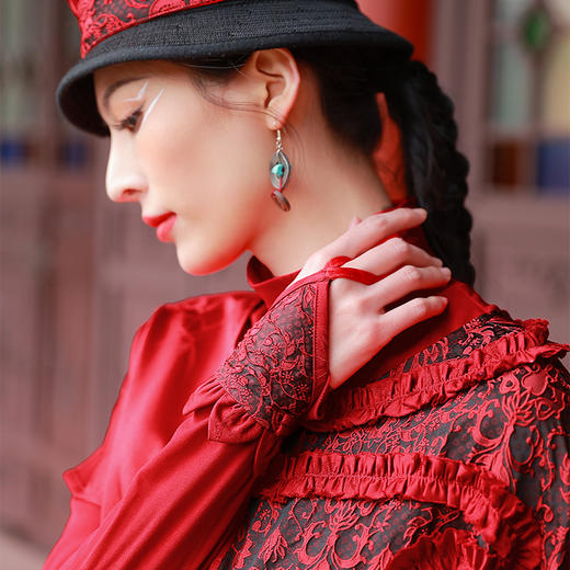 龙祈提花指套 |杨丽萍老师同款 | 现货加急发 商品图1