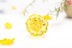 [ 思华年 ]  金珀花戒指