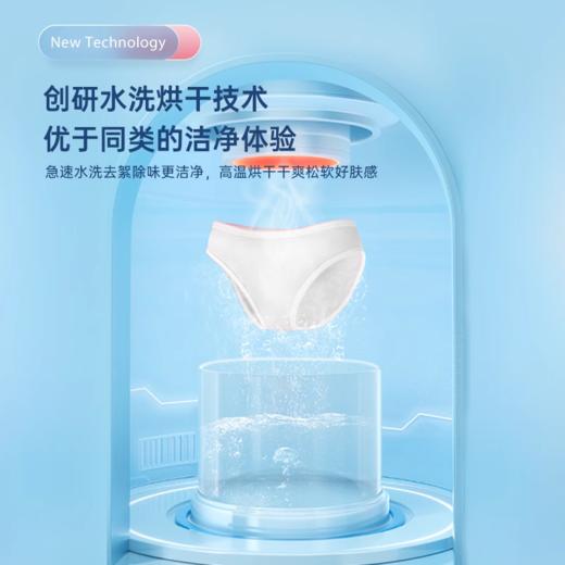 【无菌级】Freego 「水洗烘干款」7A抗菌纯棉一次性内裤男女款「洁癖党最爱」 商品图2