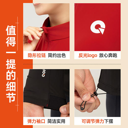 【价值319元|可积分兑换】果凡男女同款功能性运动夹克春秋款GJC23200/GJD22214 商品图6