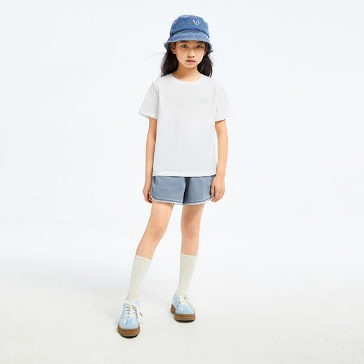 女童透气冰爽牛仔短裤裤子夏季新款安奈儿童装童装小程序专享EG426153 商品图3