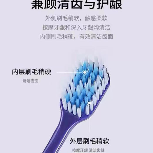 日本奥普乐士41孔超薄宽头牙刷-会员5折 商品图0