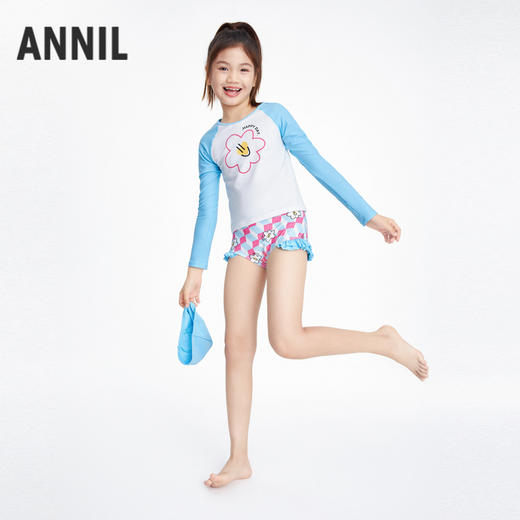 女童分体泳衣套装夏季新款安奈儿童装JG427106 商品图2