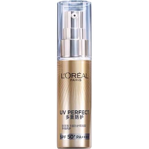 【钜惠套装】欧莱雅小金管防晒霜30ml套盒(小金管30m1+乳液50ml) 商品图5