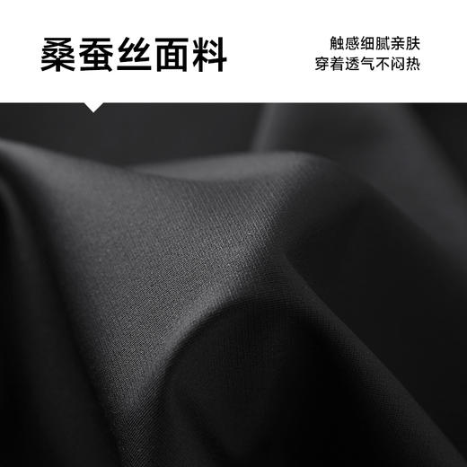【Q】【桑蚕丝】【新款DG】大依优型大码短袖Polo衫冰丝高弹桑蚕丝翻领加肥加大男士大号弹力透气舒适半袖夏装 商品图3