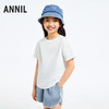 男女童轻薄柔软圆领亲子短袖T恤夏季新款安奈儿童装童装小程序专享EM421145 商品缩略图1