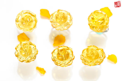 [ 思华年 ]  金珀花戒指 商品图1