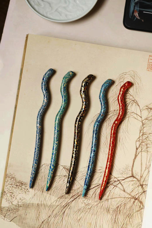 大漆°发簪（颜色随机） 商品图2