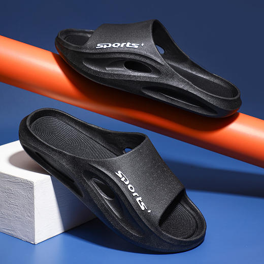 【炫酷潮拖鞋】新款夏季情侣国潮厚底男士拖鞋室内潮流外穿踩屎感沙滩批发凉拖鞋。ry 商品图2