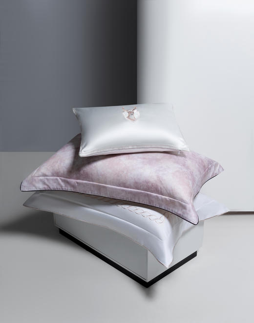 利路米24年新款百支天丝棉数码印花四件套春风里粉 商品图6