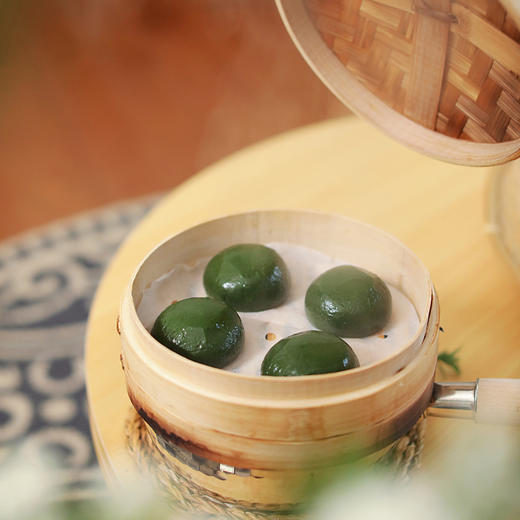 【缸鸭狗】桂花红豆青团6个/袋*2 红豆馅软糯香甜 商品图4