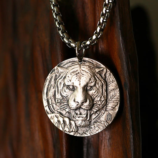 上海造币《虎佑平安》平安护身项链 商品图8