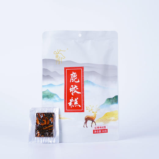 专属【来自“中国梅花鹿之乡”】鹿骄子 鹿胶糕 来自北纬45°东北生态鹿场 12公斤鹿皮产出1公斤胶 添加黑芝麻 核桃仁 红枣 胶质丰富 好吃不腻 比阿胶更有营养  独立包装  80g/袋 商品图7