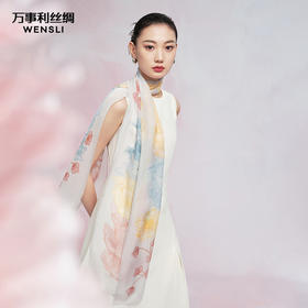 万事利“湖光山色”雪纺长巾