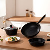 SANHO三禾0涂层铁锅，轻烟少油、越用越好用【G】 商品缩略图0