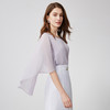 EITIE爱特爱浪漫优雅飘逸V领直筒紫色衬衫上衣夏季新款B2413302 商品缩略图2