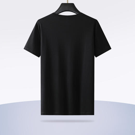 【Q】【轻奢液氮棉】【新款DG】大依优型大码圆领短袖T恤棉感夏季加肥加大肥佬休闲宽松透气上衣男士半袖夏装 商品图1