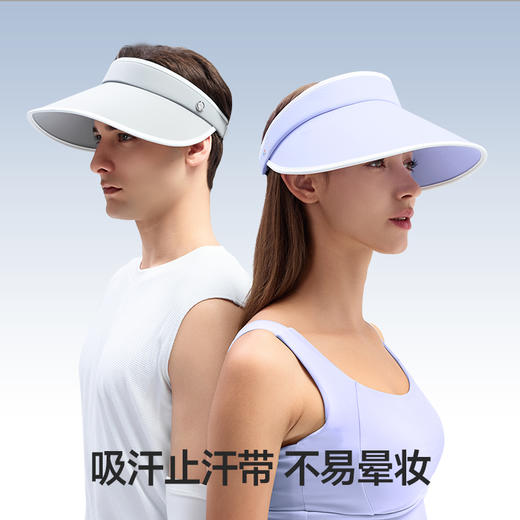 【困妈】Supield素湃全波段专利防晒帽UPF600+防紫外线遮脸户外空顶太阳帽 商品图5