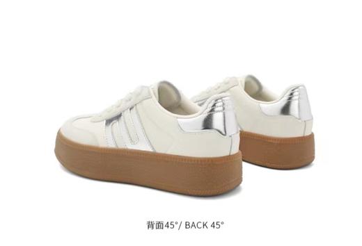 百丽复古德训鞋女2024年春款女鞋厚底撞色休闲鞋板鞋 商品图4