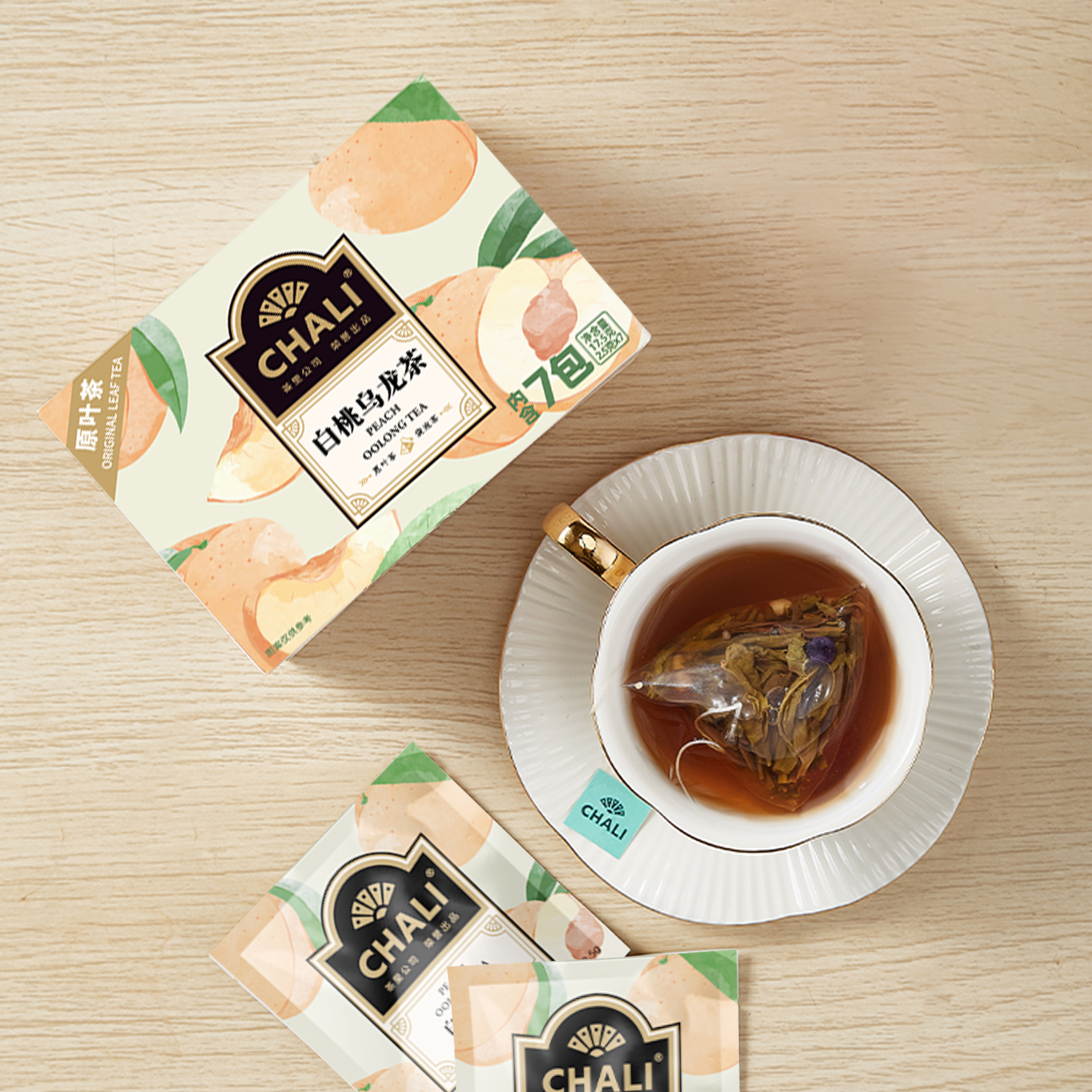 CHALI茶里白桃乌龙茶盒装17.5g（新版）