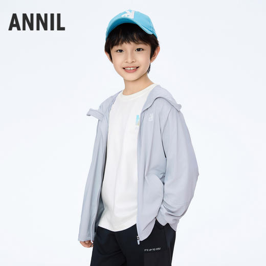 男女童冰感高弹防晒衣超柔外套新款安奈儿童装实体店同款AM415567 商品图2